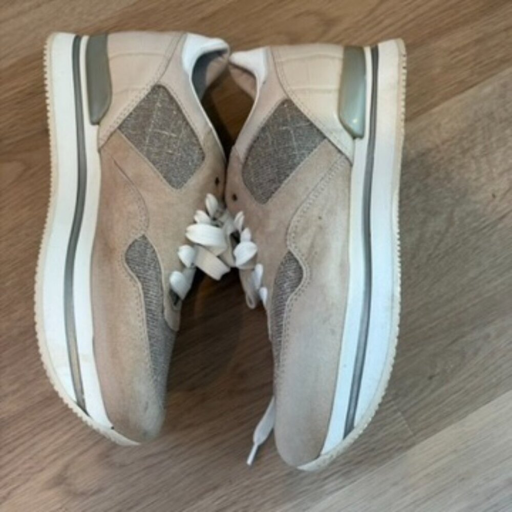 ** Hogan platform Gold Sneakers Size 37 - Picture 7 of 10